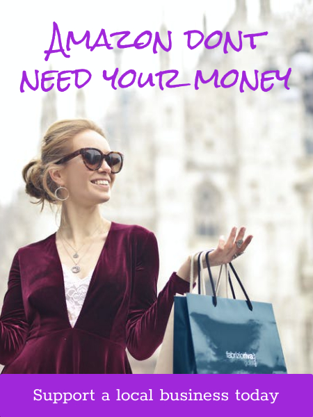Amazon dont need your money - Shop local 