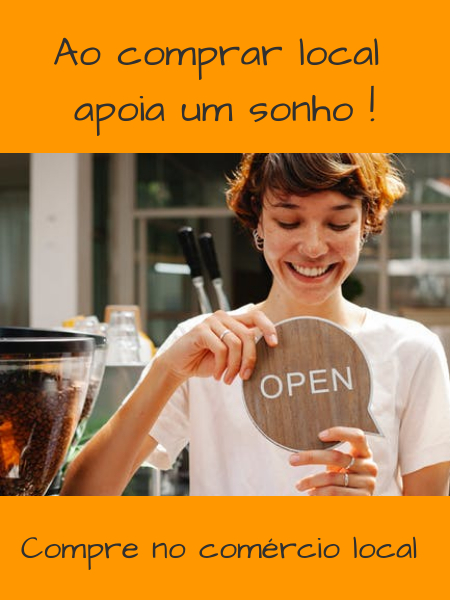 Ao comprar local apoia um sonho ! Compre no comércio local 